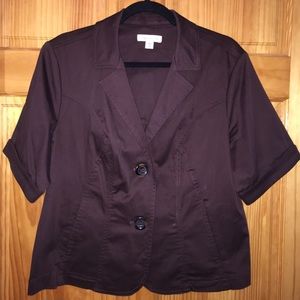 Cold water creek brown jacket